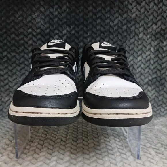 Nike Dunk Low Black White Men's Retro Sneakers Shoes DD1391-100 Size 7.5 - Picture 4 of 16